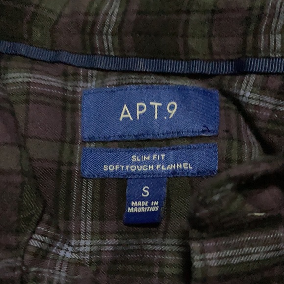 NWT - (2) Apt. 9 Men’s Flannel Slim Fit Shirts - Picture 3 of 11